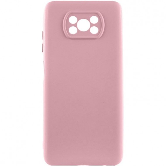 Чохол Silicone Cover Lakshmi Full Camera (AAA) для Xiaomi Poco X3 NFC / Poco X3 Pro Рожевий / Pink Sand