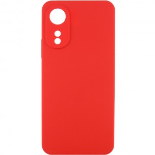 Чехол Silicone Cover Lakshmi Full Camera (AAA) для Oppo A78 4G Красный / Red