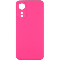Чохол Silicone Cover Lakshmi Full Camera (AAA) для Oppo A78 4G Рожевий / Barbie pink