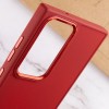 TPU чохол Bonbon Metal Style для Samsung Galaxy S24 Ultra Червоний / Red