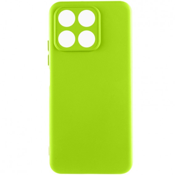 Чохол Silicone Cover Lakshmi Full Camera (A) для Huawei Honor X8a Салатовий / Neon Green