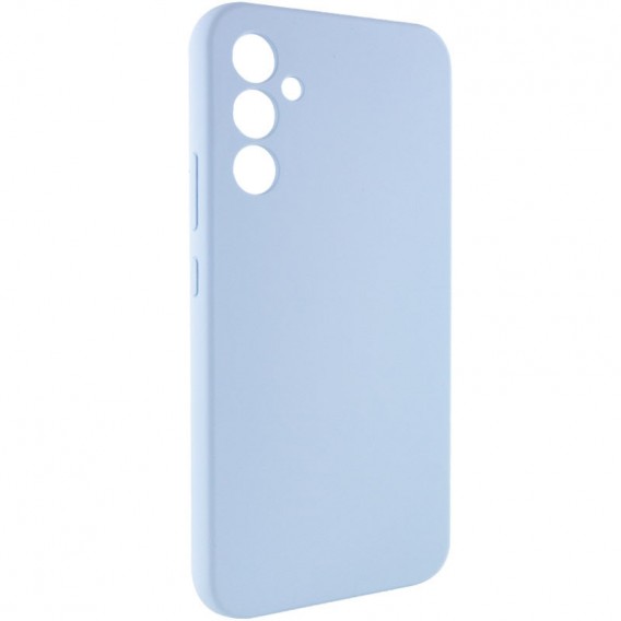 Чохол Silicone Cover Lakshmi Full Camera (AAA) для Samsung Galaxy S24+ Блакитний / Sweet Blue
