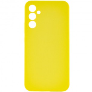 Чехол Silicone Cover Lakshmi Full Camera (AAA) для Samsung Galaxy S24+ Желтый / Yellow