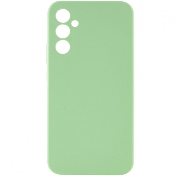 Чехол Silicone Cover Lakshmi Full Camera (AAA) для Samsung Galaxy S24+ Мятный / Mint