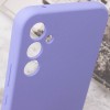 Чохол Silicone Cover Lakshmi Full Camera (AAA) для Samsung Galaxy S24+ Бузковий / Dasheen