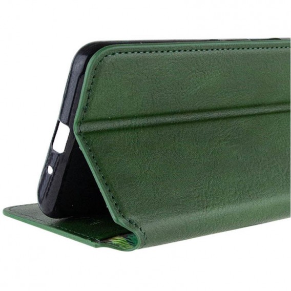 Шкіряний чохол-книжка GETMAN Cubic (PU) для Xiaomi Redmi A3 Зелений