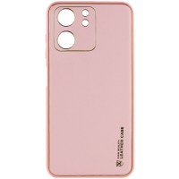Кожаный чехол Xshield для Xiaomi Redmi 13C / Poco C65 Розовый / Pink