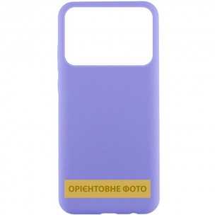 Чехол Silicone Cover Lakshmi (AAA) для Xiaomi Poco X6 / Note 13 Pro 5G Сиреневый / Dasheen