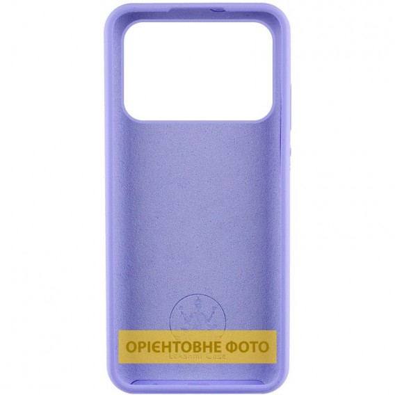 Чохол Silicone Cover Lakshmi (AAA) для Xiaomi Poco X6 / Note 13 Pro 5G Бузковий / Dasheen