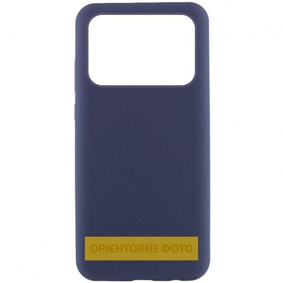 Чехол Silicone Cover Lakshmi (AAA) для Xiaomi Poco X6 / Note 13 Pro 5G Темно-синий / Midnight blue