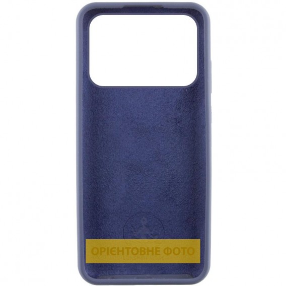 Чехол Silicone Cover Lakshmi (AAA) для Xiaomi Poco X6 / Note 13 Pro 5G Темно-синий / Midnight blue