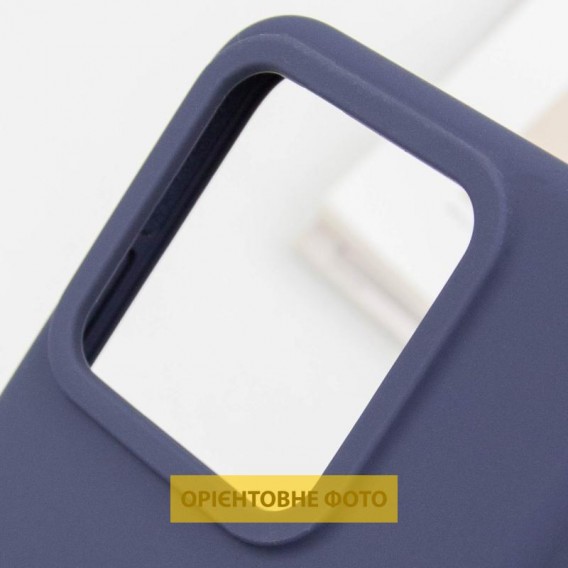 Чехол Silicone Cover Lakshmi (AAA) для Xiaomi Poco X6 / Note 13 Pro 5G Темно-синий / Midnight blue