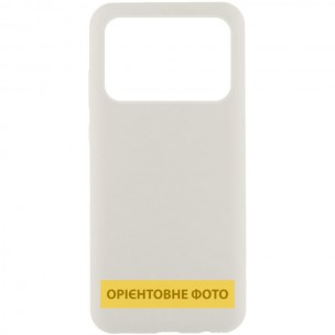 Чехол Silicone Cover Lakshmi (AAA) для Xiaomi Poco X6 / Note 13 Pro 5G Белый / White