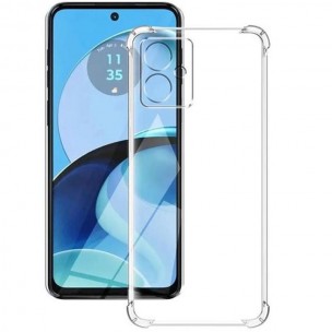 TPU чехол GETMAN Ease logo усиленные углы Full Camera для Motorola Moto G14 Бесцветный (прозрачный)