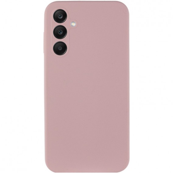 Чохол Silicone Cover Lakshmi Full Camera (AAA) для Samsung Galaxy A55 Рожевий / Pink Sand