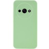 Чохол Silicone Cover Lakshmi Full Camera (AAA) для Xiaomi Redmi A3 М'ятний / Mint
