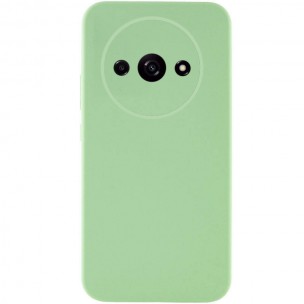 Чехол Silicone Cover Lakshmi Full Camera (AAA) для Xiaomi Redmi A3 Мятный / Mint