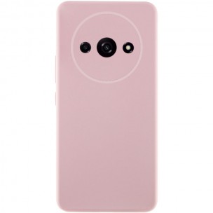 Чехол Silicone Cover Lakshmi Full Camera (AAA) для Xiaomi Redmi A3 Розовый / Pink Sand