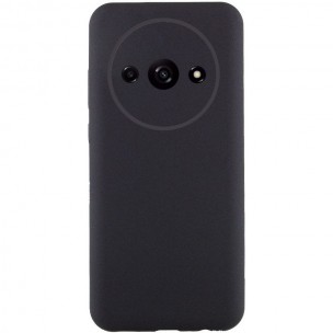 Чохол Silicone Cover Lakshmi Full Camera (AAA) для Xiaomi Redmi A3 Чорний / Black