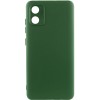 Чохол Silicone Cover Lakshmi Full Camera (AA) для Motorola Moto E13 Зелений / Dark green