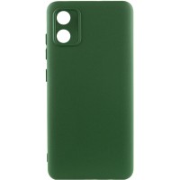 Чехол Silicone Cover Lakshmi Full Camera (AA) для Motorola Moto E13 Зеленый / Dark green