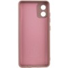 Чохол Silicone Cover Lakshmi Full Camera (AA) для Motorola Moto E13 Рожевий / Pink Sand