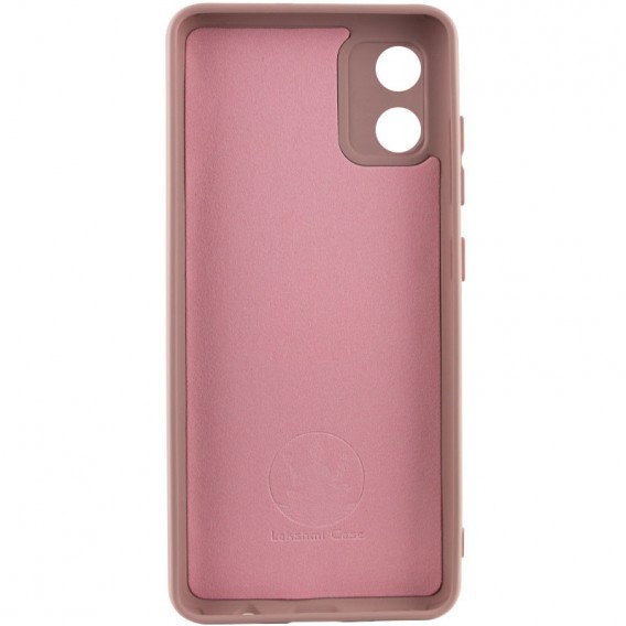 Чохол Silicone Cover Lakshmi Full Camera (AA) для Motorola Moto E13 Рожевий / Pink Sand