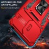 Ударопрочный чехол Camshield Army Ring для Xiaomi Redmi 13C / Poco C65 Красный / Red