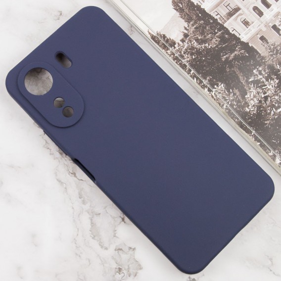 Чехол Silicone Cover Lakshmi Full Camera (AA) для Xiaomi Redmi 13C / Poco C65 Синий / Midnight Blue