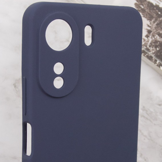 Чехол Silicone Cover Lakshmi Full Camera (AA) для Xiaomi Redmi 13C / Poco C65 Синий / Midnight Blue