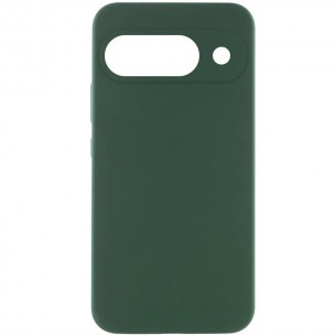 Чехол Silicone Cover Lakshmi Full Camera (AAA) для Google Pixel 9 Зеленый / Cyprus Green