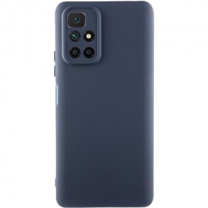 Чохол TPU GETMAN Liquid Silk Full Camera для Xiaomi Redmi 10 Синій / Midnight Blue