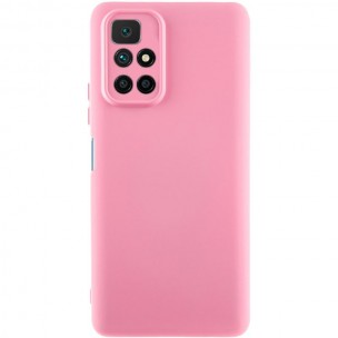 Чохол TPU GETMAN Liquid Silk Full Camera для Xiaomi Redmi 10 Рожевий / Pink