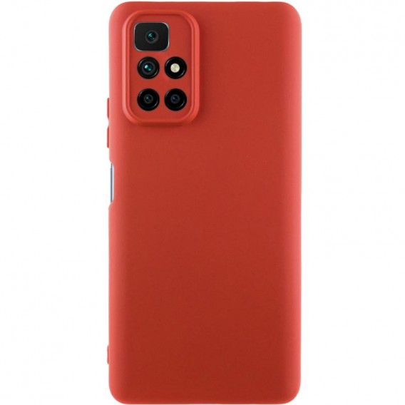 Чохол TPU GETMAN Liquid Silk Full Camera для Xiaomi Redmi 10 Червоний / Dark Red