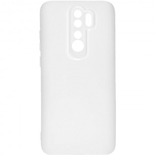 Чехол TPU GETMAN Liquid Silk Full Camera для Xiaomi Redmi 9 Белый / White Чехол TPU GETMAN Liquid Silk Full Camera для Xiaomi Redmi 9 Белый / White