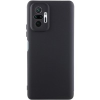 Чохол TPU GETMAN Liquid Silk Full Camera для Xiaomi Redmi Note 10 Pro / 10 Pro Max Чорний / Black