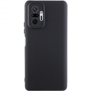 Чохол TPU GETMAN Liquid Silk Full Camera для Xiaomi Redmi Note 10 Pro / 10 Pro Max Чорний / Black