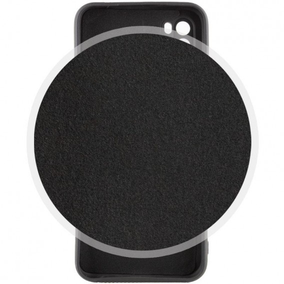 Чохол TPU GETMAN Liquid Silk Full Camera для Xiaomi Redmi Note 8T Чорний / Black