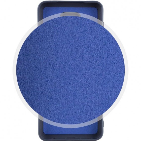 Чохол TPU GETMAN Liquid Silk Full Camera для Xiaomi Redmi Note 9 / Redmi 10X Синій / Midnight Blue