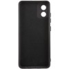 Чохол TPU GETMAN Liquid Silk Full Camera для Motorola Moto E13 Чорний / Black
