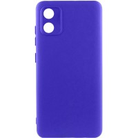 Чохол TPU GETMAN Liquid Silk Full Camera для Motorola Moto E13 Синій / Iris