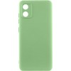 Чохол TPU GETMAN Liquid Silk Full Camera для Motorola Moto E13 Зелений / Pistachio