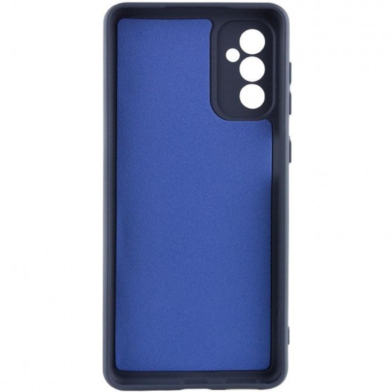 Чохол TPU GETMAN Liquid Silk Full Camera для Samsung Galaxy S24 FE Синій / Midnight Blue