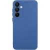 Чохол TPU GETMAN Liquid Silk Full Camera для Samsung Galaxy S24 FE Синій / Navy Blue