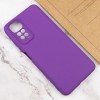 Чехол TPU GETMAN Liquid Silk Full Camera для Xiaomi Redmi Note 11 (Global) / Note 11S Фиолетовый / Purple