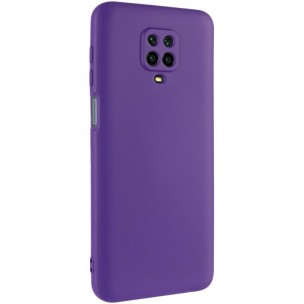 Чехол TPU GETMAN Liquid Silk Full Camera для Xiaomi Redmi Note 9s / Note 9 Pro / Note 9 Pro Max Фиолетовый / Ultra Violet