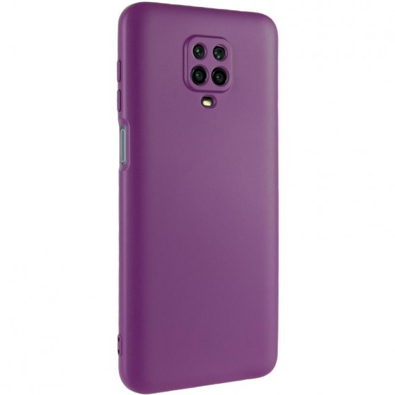 Чохол TPU GETMAN Liquid Silk Full Camera для Xiaomi Redmi Note 9s / Note 9 Pro / Note 9 Pro Max Фіолетовий / Purple