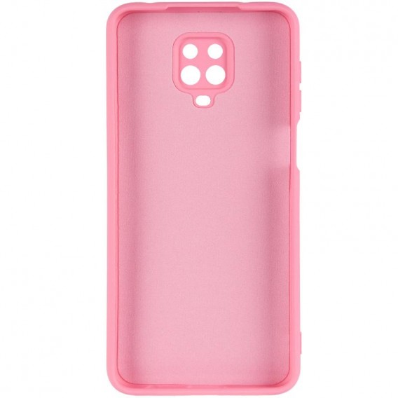 Чехол TPU GETMAN Liquid Silk Full Camera для Xiaomi Redmi Note 9s / Note 9 Pro / Note 9 Pro Max Розовый / Pink