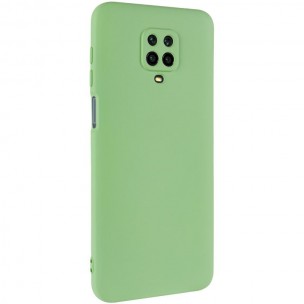 Чехол TPU GETMAN Liquid Silk Full Camera для Xiaomi Redmi Note 9s / Note 9 Pro / Note 9 Pro Max Зеленый / Pistachio