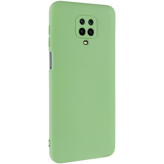 Чехол TPU GETMAN Liquid Silk Full Camera для Xiaomi Redmi Note 9s / Note 9 Pro / Note 9 Pro Max Зеленый / Pistachio